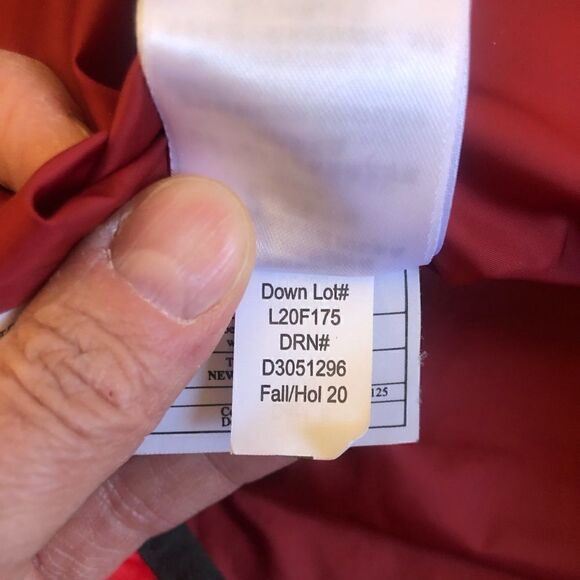 Eddie Bauer Microlight Down Vest Red EB650 Fill Men’s SIZE MED - Picture 7 of 9